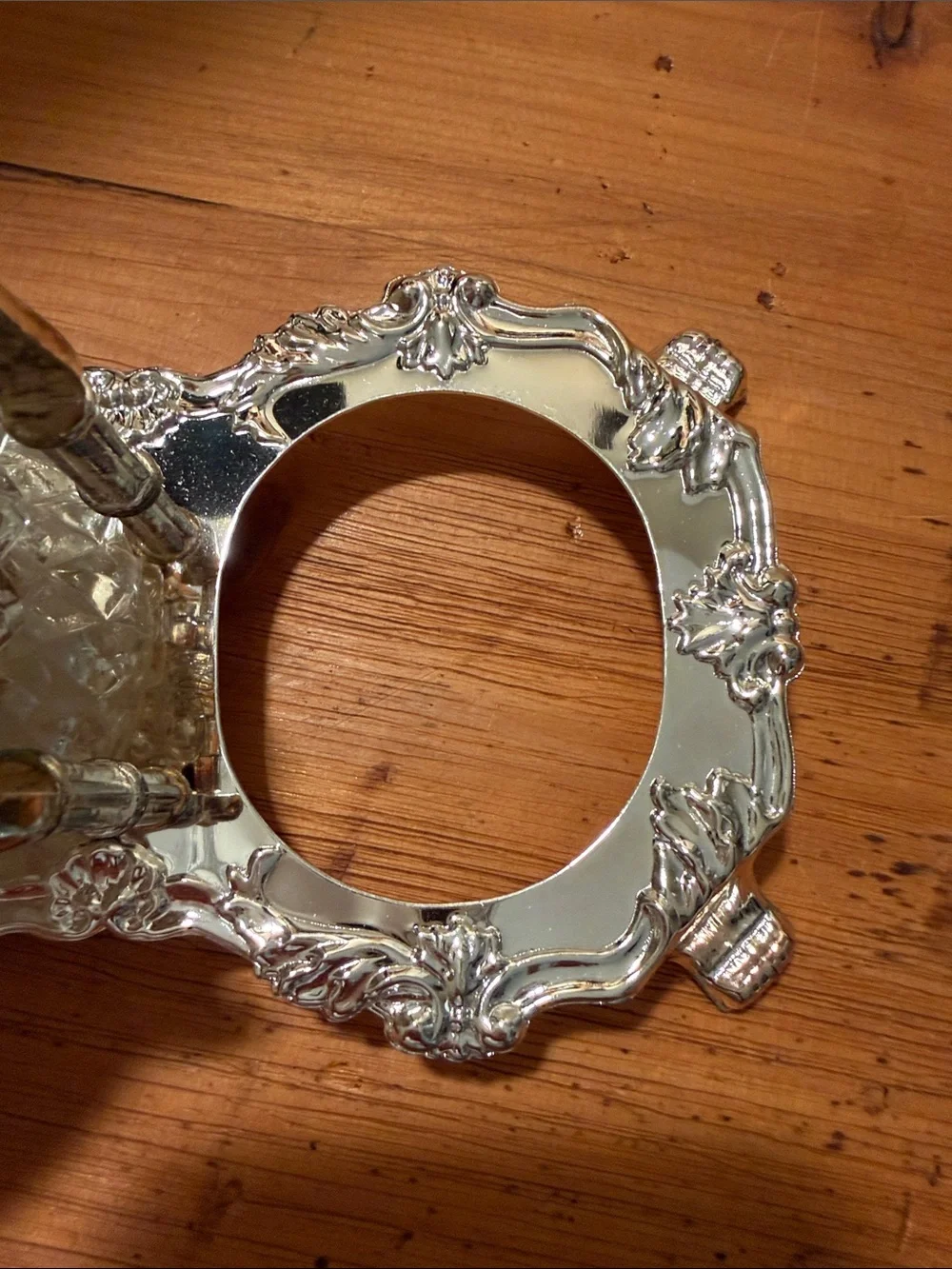 Vintage HUGO Silver-plate Double Condiment Server with Shell Lids and Spoons